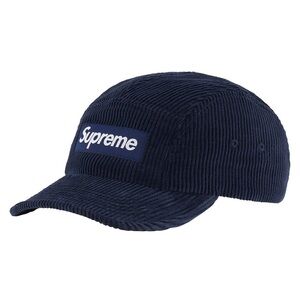 Supreme Corduroy Camp Cap (Navy)